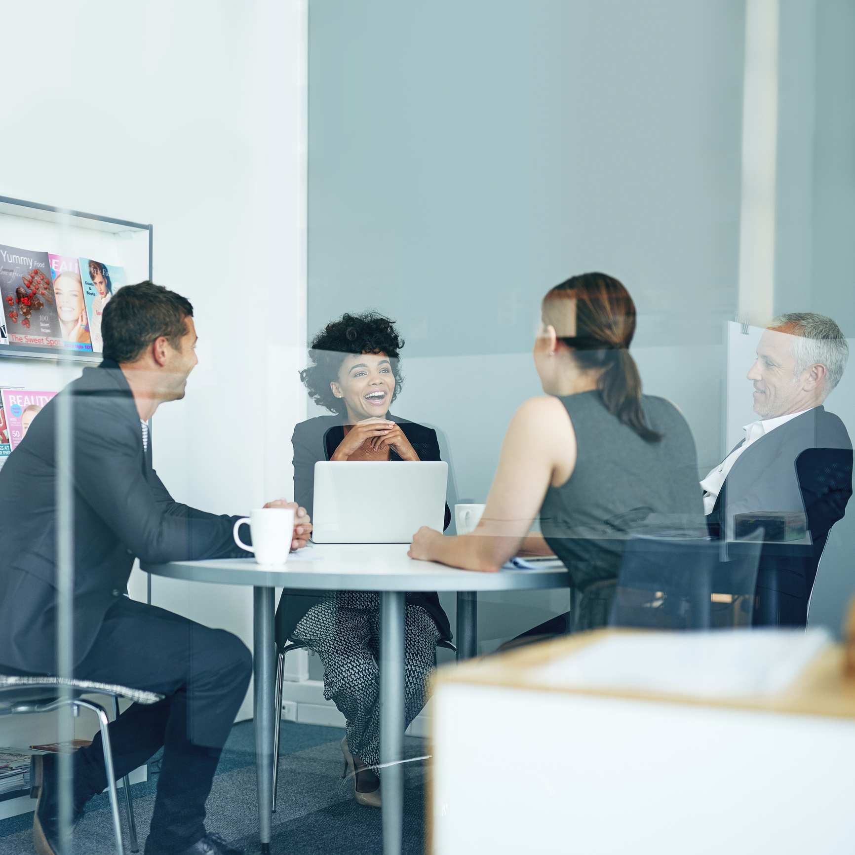Business meeting in modern office