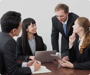 Business team in a meeting